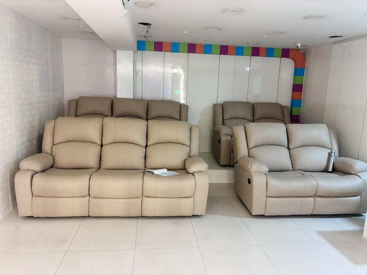 Comfortable recliner seating in the main hall